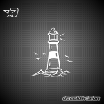 Lighthouse Sticker